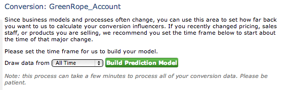 Build Prediction Model