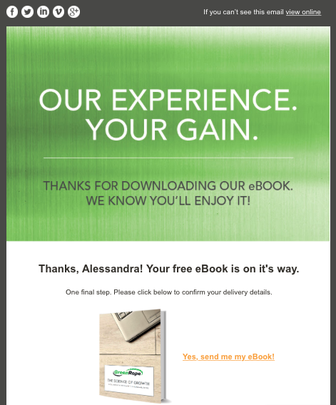 ebook confirmation email pic