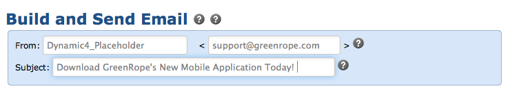 Mobile App Subject Line 