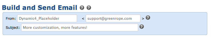 More Cusotmization Subject Lines