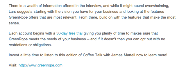 Coffee Talk Interview 4