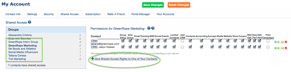 Grant Permissions